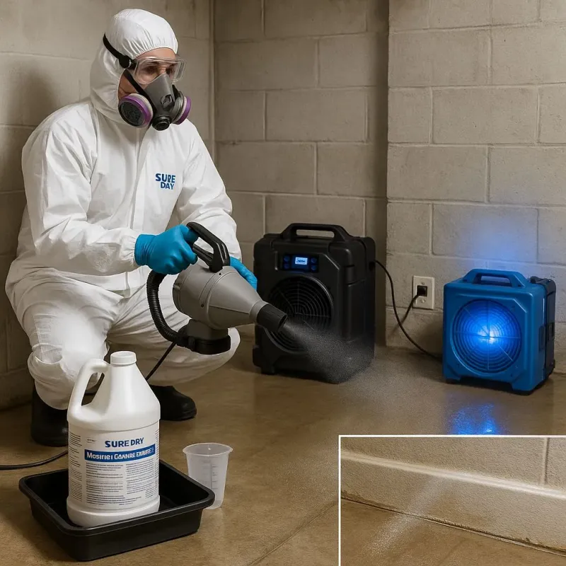 Sanitization and Odor Removal process in Old Brookville, NY